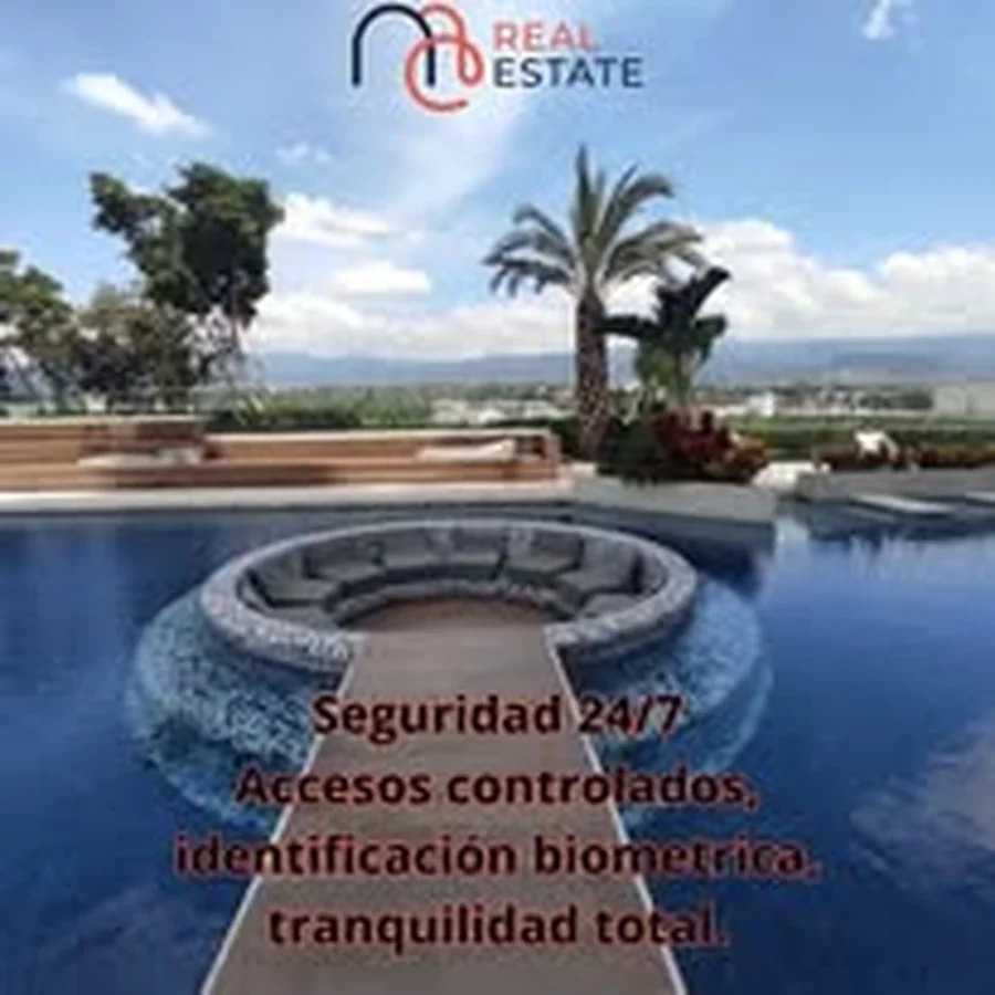 Amenidades residenciales con alberca