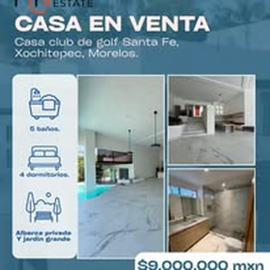 Casa en venta en Xochitepec, Morelos